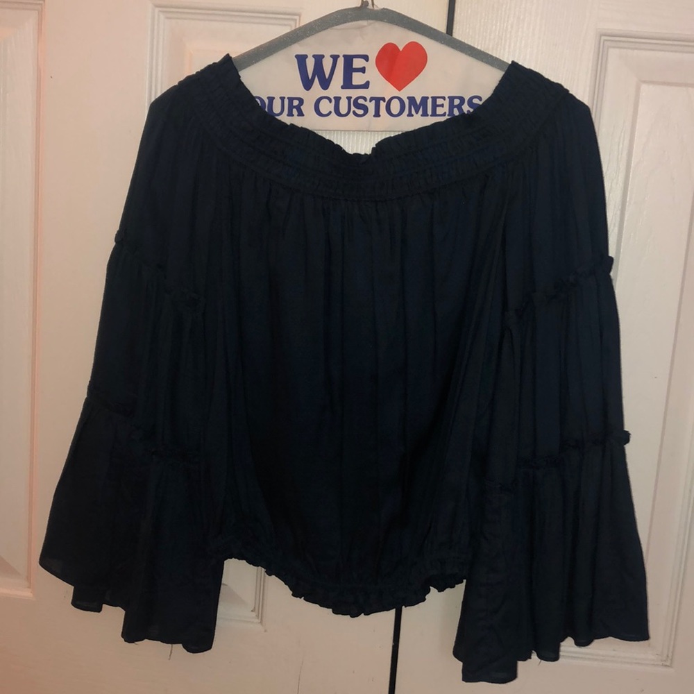 Blue Free People Top